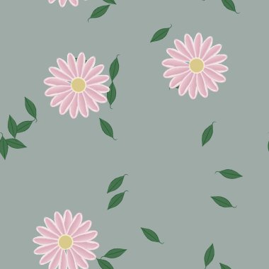 Çiçeksiz arka plan, vektör illüstrasyonu