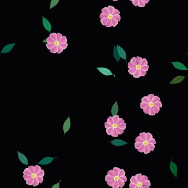 Çiçeksiz arka plan, vektör illüstrasyonu