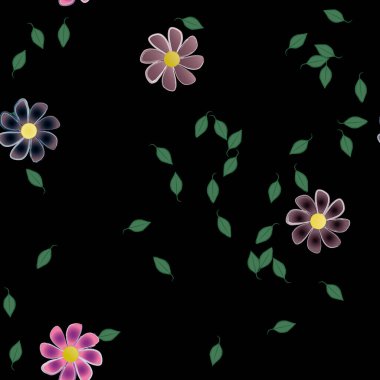 Çiçeksiz arka plan, vektör illüstrasyonu