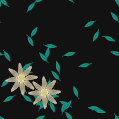 Çiçeksiz arka plan, vektör illüstrasyonu