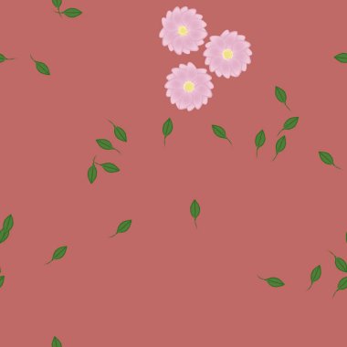 Çiçeksiz arka plan, vektör illüstrasyonu