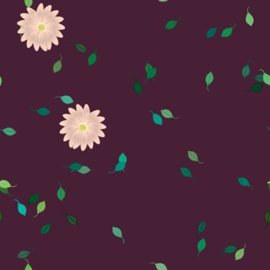 Çiçeksiz arka plan, vektör illüstrasyonu