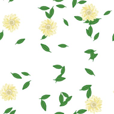 Çiçeksiz arka plan, vektör illüstrasyonu