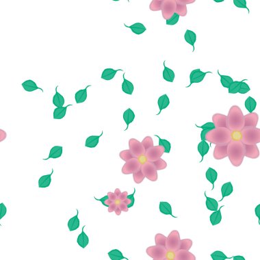 Çiçeksiz arka plan, vektör illüstrasyonu