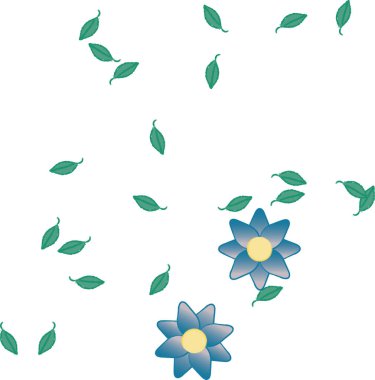 Çiçeksiz arka plan, vektör illüstrasyonu