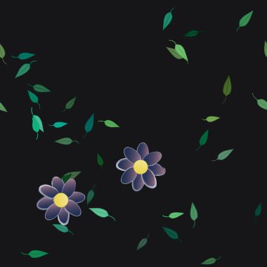 Çiçeksiz arka plan, vektör illüstrasyonu