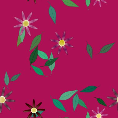 Çiçeksiz arka plan, vektör illüstrasyonu