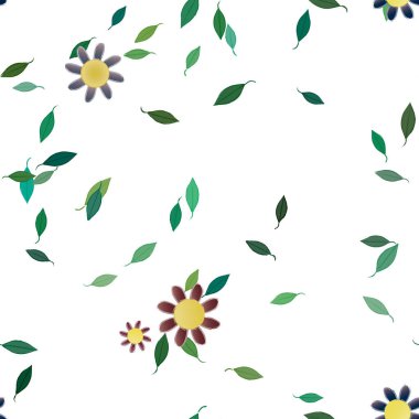 Çiçeksiz arka plan, vektör illüstrasyonu