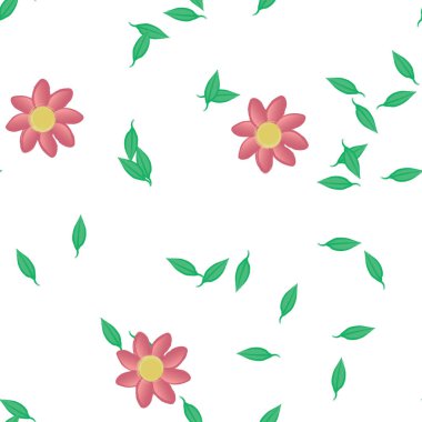 Çiçeksiz arka plan, vektör illüstrasyonu