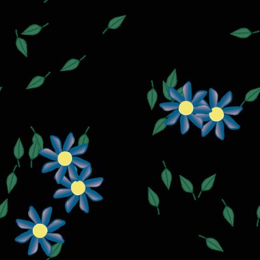 Çiçeksiz arka plan, vektör illüstrasyonu