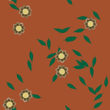 Çiçeksiz arka plan, vektör illüstrasyonu