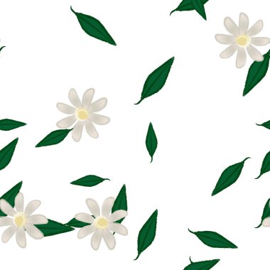 Çiçeksiz arka plan, vektör illüstrasyonu