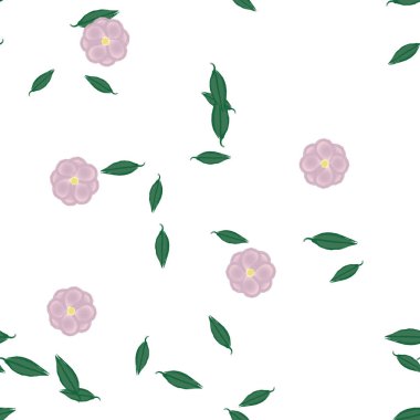 Çiçeksiz arka plan, vektör illüstrasyonu