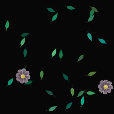 Çiçeksiz arka plan, vektör illüstrasyonu