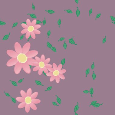 Çiçeksiz arka plan, vektör illüstrasyonu