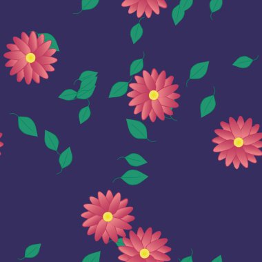 Çiçeksiz arka plan, vektör illüstrasyonu