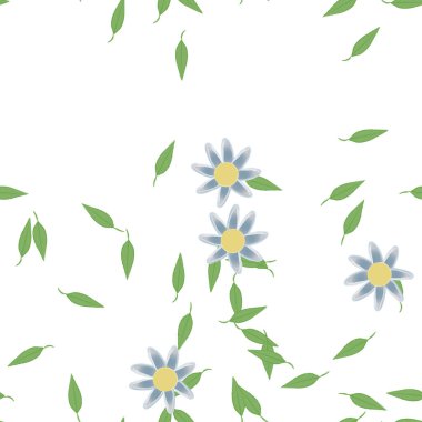 Çiçeksiz arka plan, vektör illüstrasyonu