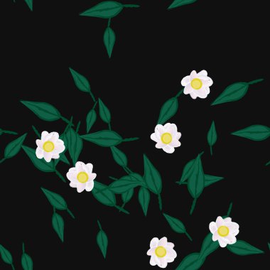 Çiçeksiz arka plan, vektör illüstrasyonu