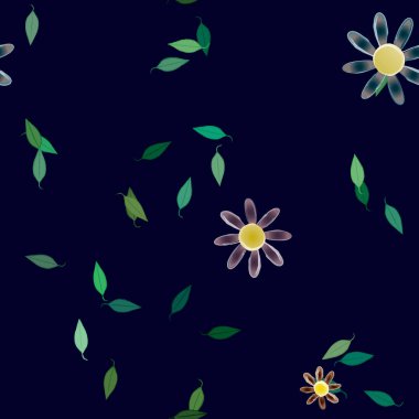 Çiçeksiz arka plan, vektör illüstrasyonu