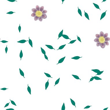 Çiçeksiz arka plan, vektör illüstrasyonu