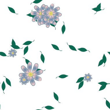 Çiçeksiz arka plan, vektör illüstrasyonu