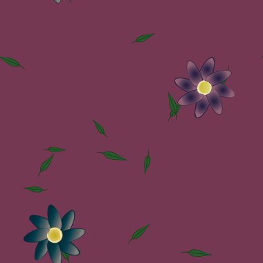 Çiçeksiz arka plan, vektör illüstrasyonu