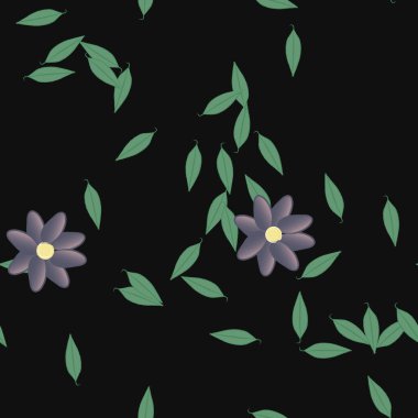 Çiçeksiz arka plan, vektör illüstrasyonu