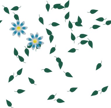 Çiçeksiz arka plan, vektör illüstrasyonu