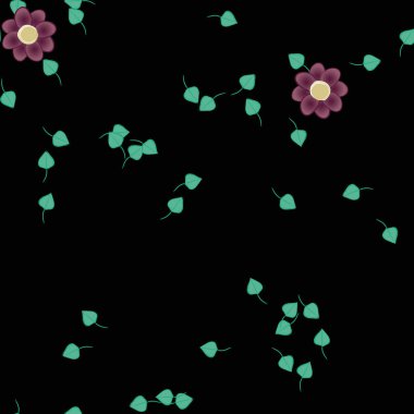 Çiçeksiz arka plan, vektör illüstrasyonu