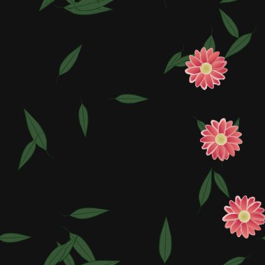 Çiçeksiz arka plan, vektör illüstrasyonu