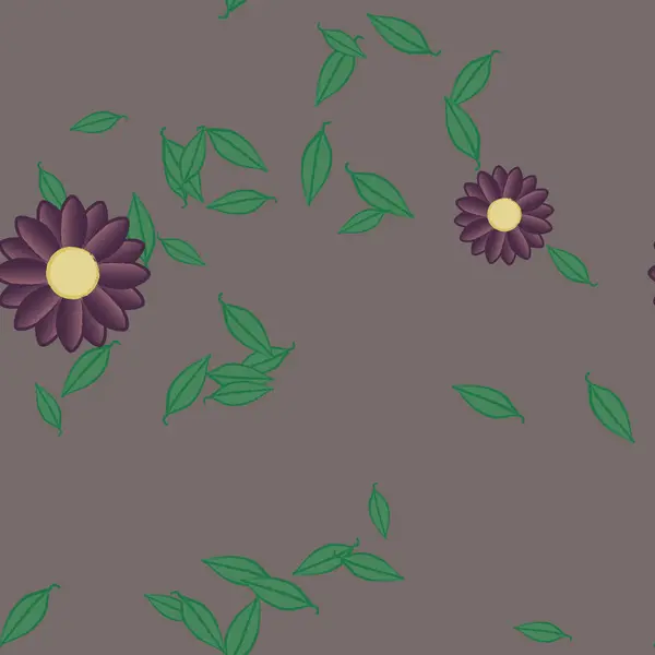 Hermoso Fondo Sin Costura Floral Ilustración Vectores — Vector de stock