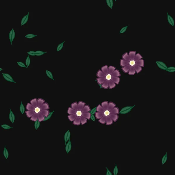 Hermoso Fondo Sin Costura Floral Ilustración Vectores — Archivo Imágenes Vectoriales