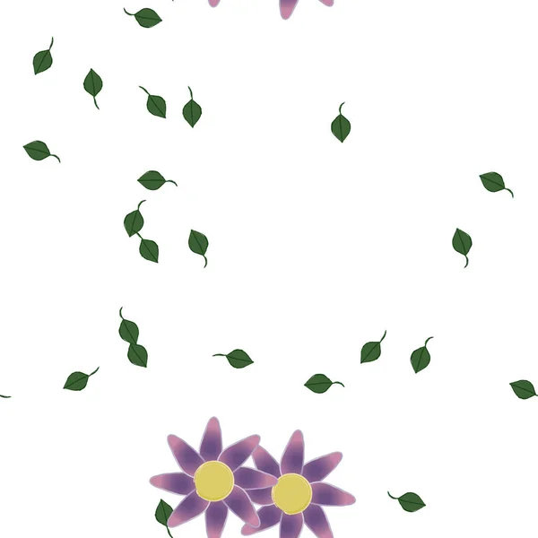 Beau Fond Floral Sans Couture Illustration Vectorielle — Image vectorielle