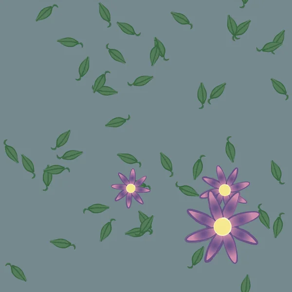 Beau Fond Floral Sans Couture Illustration Vectorielle — Image vectorielle