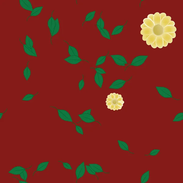 ดอกไม ธรรมดาท ใบเข ยวในการประกอบฟร ภาพวาดเวกเตอร — ภาพเวกเตอร์สต็อก