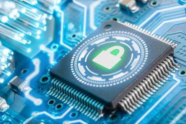 Elektronisches Sicherheitskonzept. Datensicherheit. VPN — Stockfoto