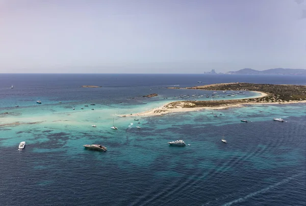 Formentera mer, espagne, vue aérienne Photo De Stock