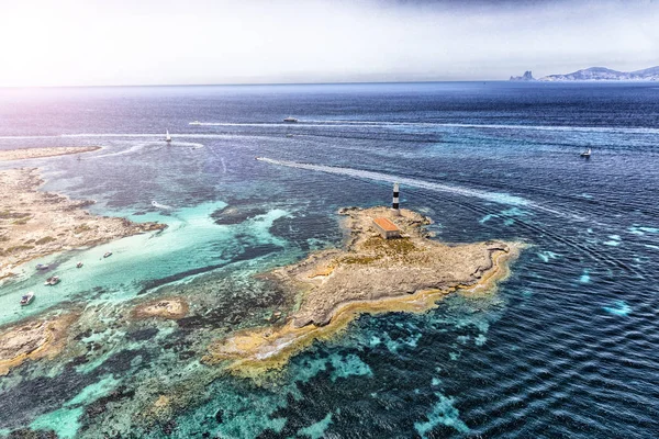 Formentera mer, espagne, vue aérienne Image En Vente