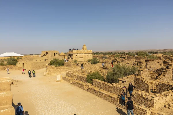 Kuldhara Abandonou a Aldeia de Jaisalmer, no Afeganistão, na Índia — Fotografia de Stock