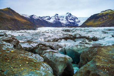 Vatnajokull Milli Parkı, İzlanda, alan üç ulusal parkları Vatnajokull buzul, Skaftafell ve Jokulsargljufur dahil