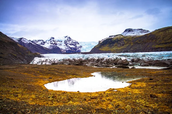 Parque Nacional Vatnajokull Uno Los Tres Parques Nacionales Islandia Área — Foto de Stock