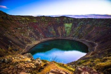 Kerith veya Kerid, Güney İzlanda Grimsnes bölgesinde bulunan bir volkanik krater gölü, Altın Daire boyunca