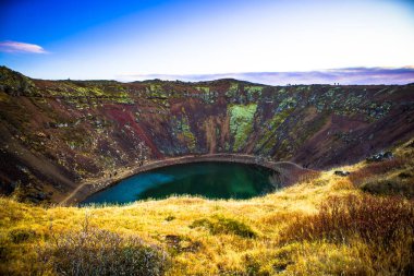 Kerith veya Kerid, Güney İzlanda Grimsnes bölgesinde bulunan bir volkanik krater gölü, Altın Daire boyunca
