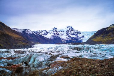 Vatnajokull Milli Parkı, İzlanda, alan üç ulusal parkları Vatnajokull buzul, Skaftafell ve Jokulsargljufur dahil