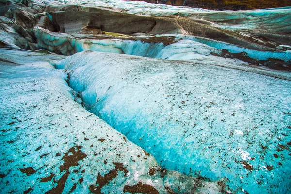 Parque Nacional Vatnajokull Dos Três Parques Nacionais Islândia Área Inclui — Fotografia de Stock