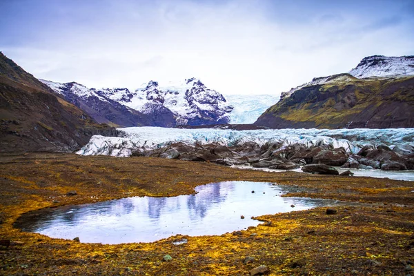 Parque Nacional Vatnajokull Uno Los Tres Parques Nacionales Islandia Área — Foto de Stock