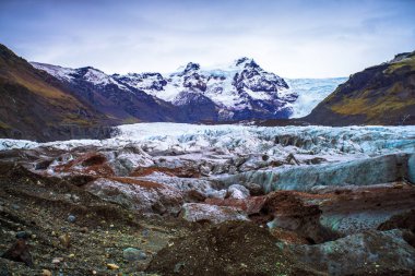 Vatnajokull Milli Parkı, İzlanda, alan üç ulusal parkları Vatnajokull buzul, Skaftafell ve Jokulsargljufur dahil