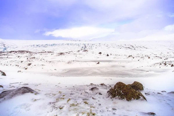 Geleira Vatnajokull Parque Nacional Vatnajokull Localização Explorador Cavernas Gelo Islândia — Fotografia de Stock