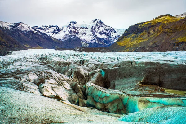 Vatnajökull Nationalpark Tre Nationalparker Island Området Inkluderar Vatnajökull Glaciären Skaftafell — Stockfoto