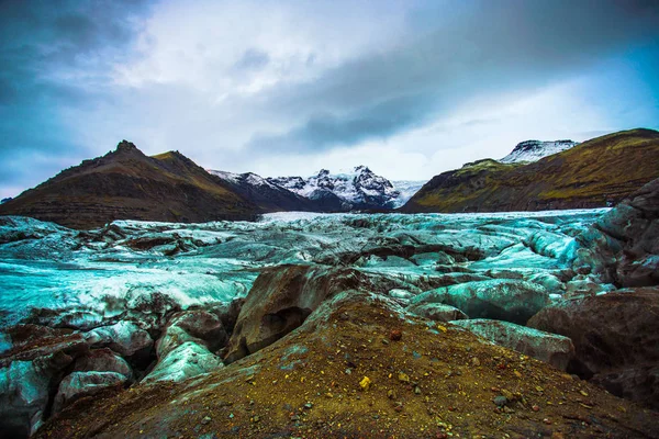 Vatnajökull Nationalpark Tre Nationalparker Island Området Inkluderar Vatnajökull Glaciären Skaftafell — Stockfoto